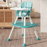 Silla Comedor Escritorio 2 en 1 Verde Turquesa